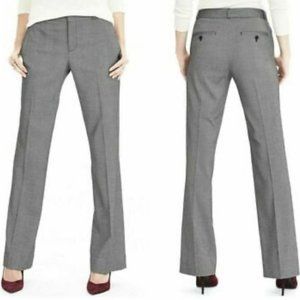 Banana Republic Pant Trouser Herringbone Houndstooth Logan Black White Straight